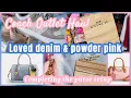 Coach Outlet Haul Completing The Powder Pink Setup Loved Denim Shopping Coach Sales
