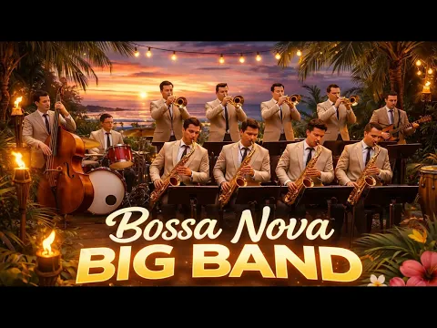 BOSSA NOVA BIG BAND 🌴 🌴 Tropical Jazz Vibes / Jazz Vintage Music Playlist / Vol.55