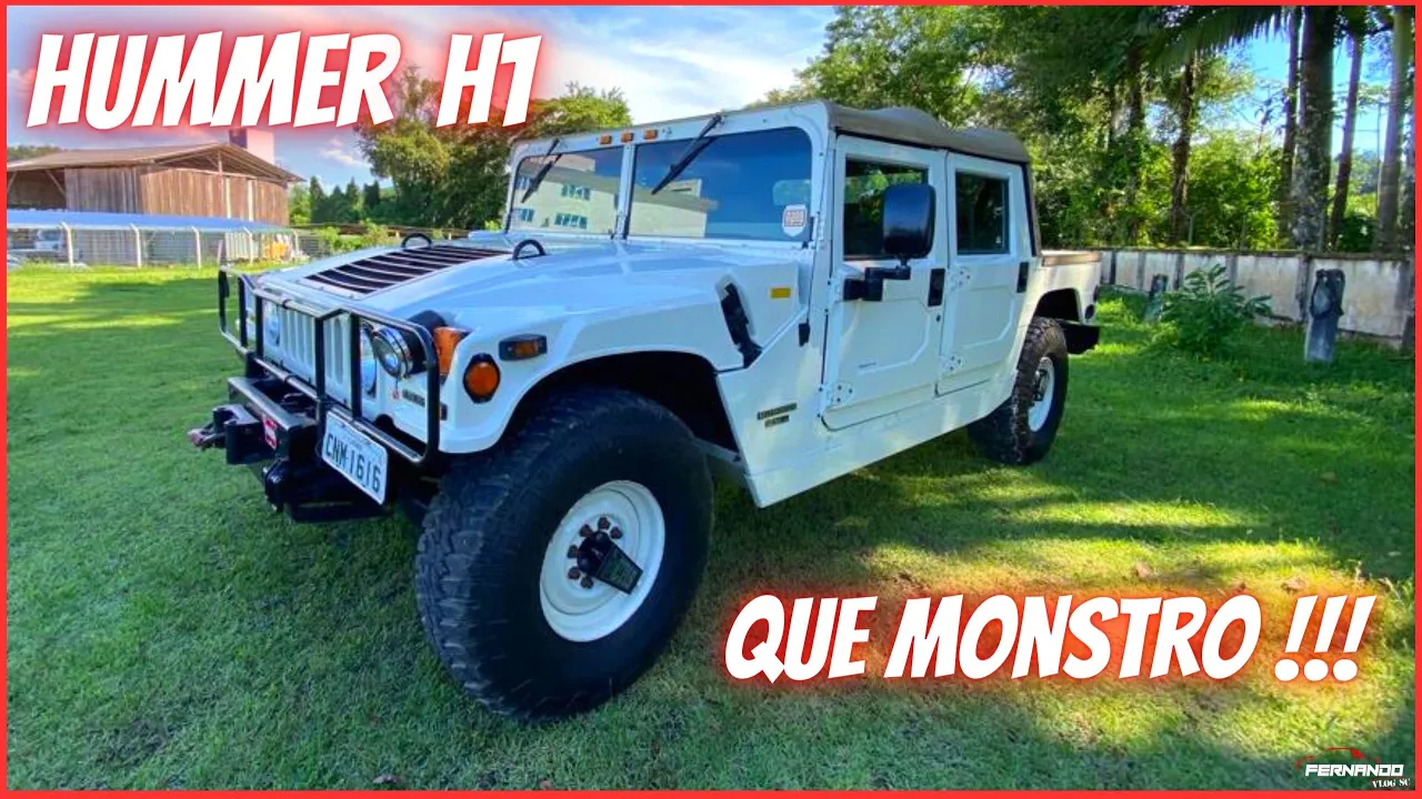 À VENDA - HUMMER H1ANO 1998 ISSO SIM É TANQUE DE GUERRA *ESPETÁCULO DE CARRO*
