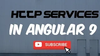 Angular 8 Tutorial in Hindi HTTP services in Angular 8 http services example in angular 2020