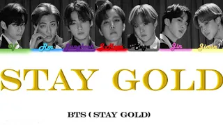BTS StayGold BTS Stay Gold Lyrics Color Coded Lyrics Kan Rom English 