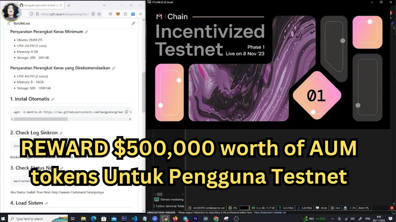 Tutorial Run Node Mantra Chain Testnet Incentivized Phase 1 by @BangPateng