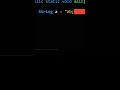 error unclosed string literal