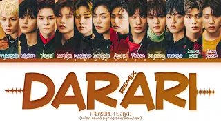 treasure darari remix lyrics color coded lyrics 