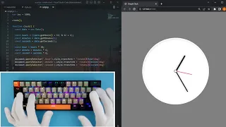 ASMR Programming - Coding Simple Clock