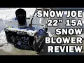 Snow Joe 22 15A Corded Snow Blower Review