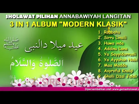 Download MP3 AN NABAWIYAH LANGITAN - ALBUM MODERN KLASIK (Album 3 In 1 Sholawat Lawas)