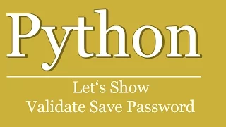 Let s Show - Python Tutorial