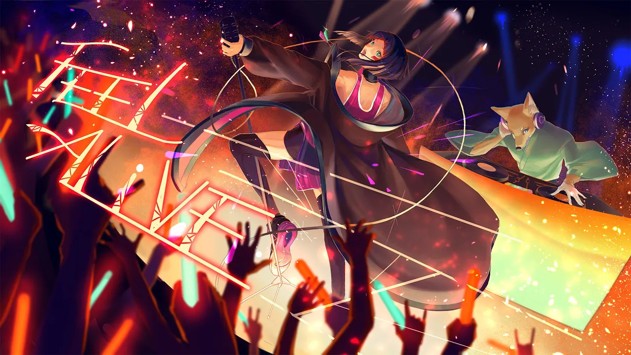 【キツネDJ】FEEL ALiVE feat. AZKi （Lyric Video）/ #音楽を止めるな2 公式テーマソング