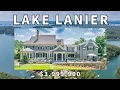 Touring the Ultimate 4M Hamptons-Style Mansion on Lake Lanier