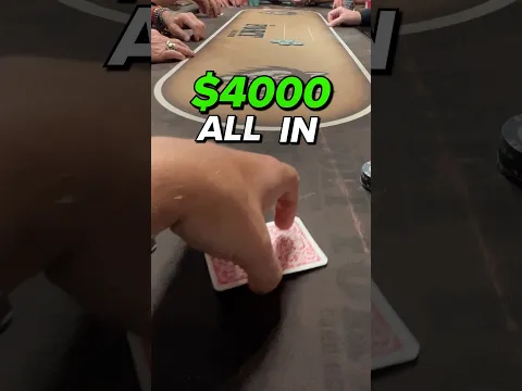 $4000 ALL IN! 💣