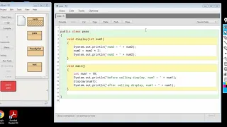 Class 10th ICSE Pass by value in JAVA Chapter 5 Part 3