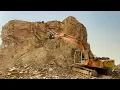 Lagu How to Break a Hill with an Excavator Machine! #excavators #stonemachinery/ tiếng gọi vùng cao #jcb 