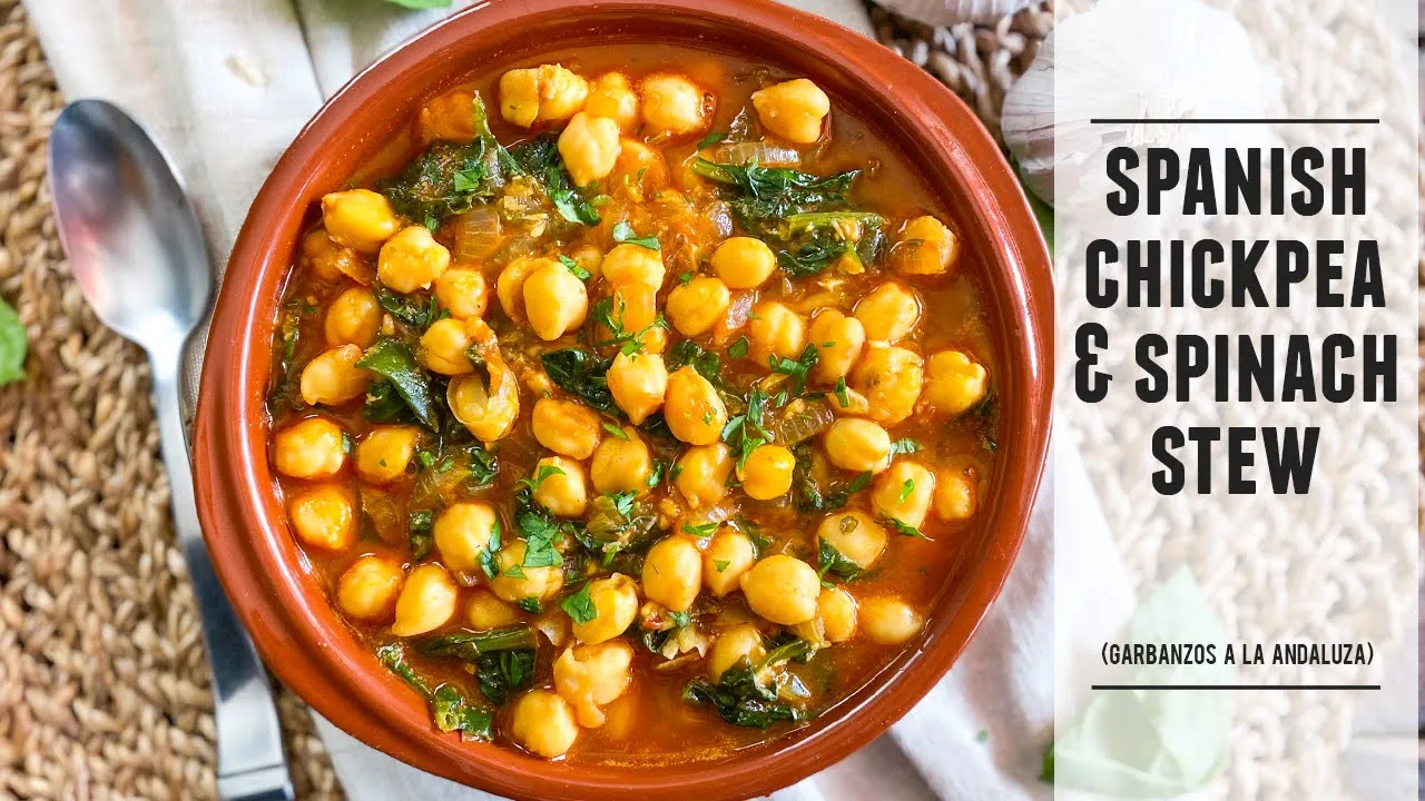 The MOTHER of ALL Chickpea Stews   Spanish Chickpea & Spinach Stew