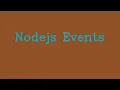 Nodejs Events NoTalk