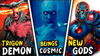 The Cosmic Hierarchy of DC COMICS Explained Cosmic Entities By POWER LEVEL