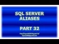 Aliases in SQL Server - Part 32