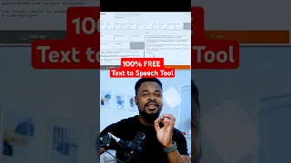 I just found a 100 FREE text-to-speech tool that sounds super real