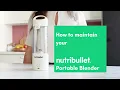 nutribullet Portable How to clean your personal blender