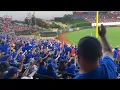 Mets fans take over sections 101-103 at Angels Stadium