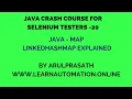 Java Crash course 20 Map Maps in Java LinkedHashMap Explained Tamil
