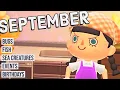 Animal Crossing New Horizons Guide to SEPTEMBER Bugs Fish Events and More Northern Hemisphere