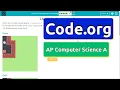Code org Lesson 4 6 Navigating and Painting Tutorial with Answers Unit 1 Computer Science A CSA