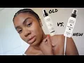 Make Up For Ever Mist Fix Old vs New zoerudd