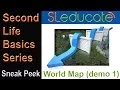 Second Life s World Map Demo 1 Module 2 2 DEMO