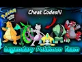 Pokemon FireRed Cheats Pokemon FireRed Legendary Pokemons Team Cheat Code