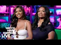 Quad Checks Gizelle Bryant on WWHL Stacey Rusch Dr Heavenly React WWHL