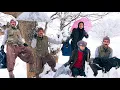 Lagu “Leila’s Snowy Ordeal ❄️ | Walking Kids to School \u0026 Rescuing a Lost Dog in the Storm”