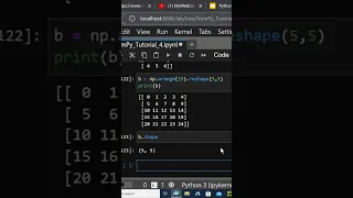 The NumPy arange reshape to create ND-Arrays