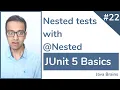 JUnit 5 Basics 22 - Writing nested test classes