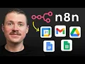 How to connect N8N to Gmail Google Sheets Drive Docs Calendar Google Auth