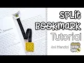 Split Bookmark Tutorial - Designs by Little Bee Machine Embroidery Tutorial