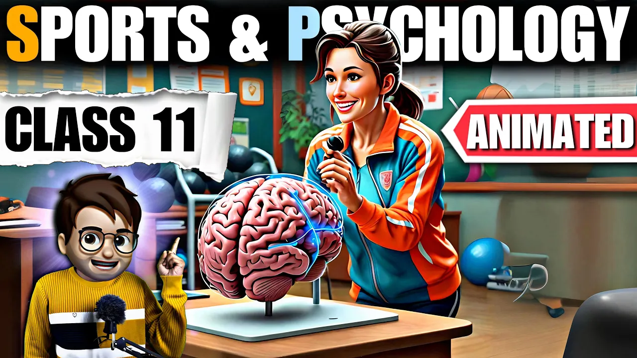 Sports And Psychology class11 / One Shot / Animation / Chapter-9 Physical Education / Cbse