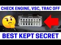 Part 4 How To Fix Your Check Engine VSC Trac Off Warning Lights With Zero Point Calibration