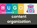 Creating Organizing Content Hugo - Static Site Generator Tutorial 6