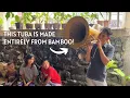 Lagu Sulawesi’s bamboo “brass” band and the man who makes the bamboo musical instruments!