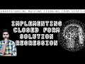 Implementing Closed Form Solution For Regression - Machine Learning