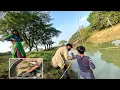 Lagu নদী থেকে বরশি দিয়ে কি কি মাছ ধরলো চলুন দেখি | TheVillageBoy Vlogs Fishing 