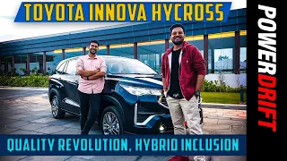 Toyota Innova HyCross | First Drive Review | We Talk Style, Features, Driving, Hybrid | PowerDrift