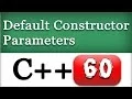 Default Class Constructor Parameters C OOPS Tutorial
