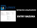 Sql injection with BurpSuite