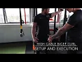 High Cable Bicep Curl