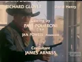 Gunsmoke To The Last Man Closing Credits January 10 1992
