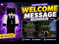 How to Create a WELCOME MESSAGE in Minecraft Server Make Your Server Look Professional