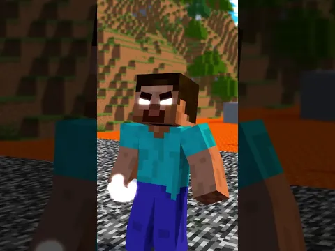 Herobrine Meditating, Muscular Alex Interrupts Him | Minecraft Animation