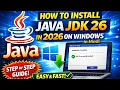 Install Java JDK 26 on Windows 2026 in HINDI Easy Guide